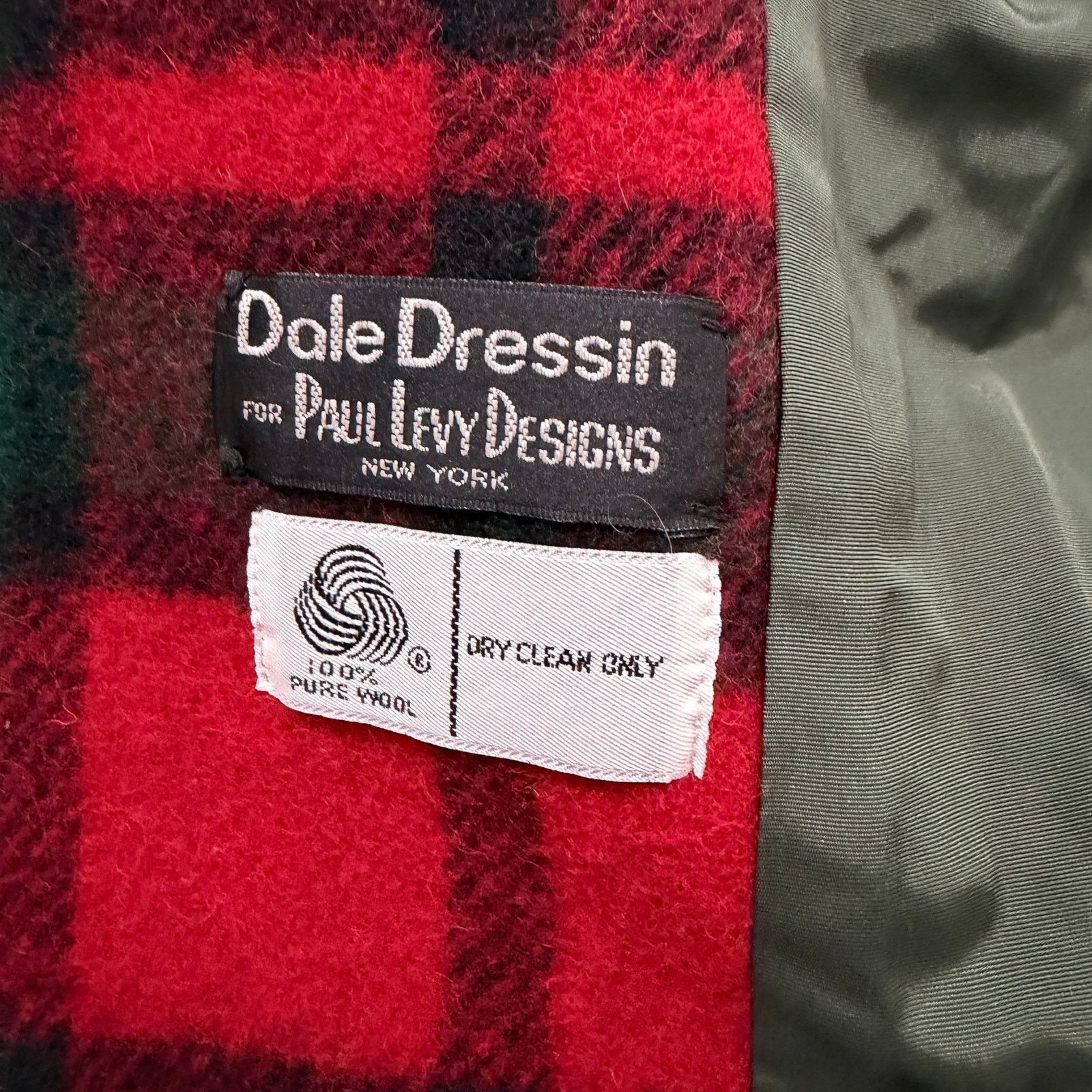 Vintage Vintage Jacobsons Wool Down Coat Red Green Tartan Plaid Size L / US 10 / IT 46 - 7 Thumbnail