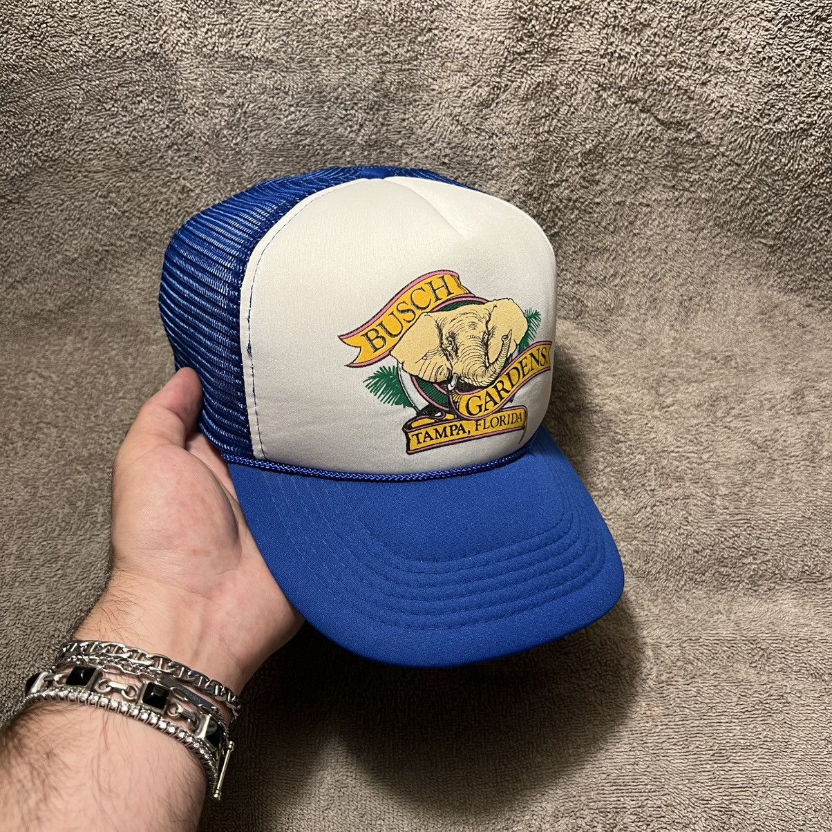 Evisu × Palace × Vintage Palace Evisu Dice Mesh Trucker Hat Raw