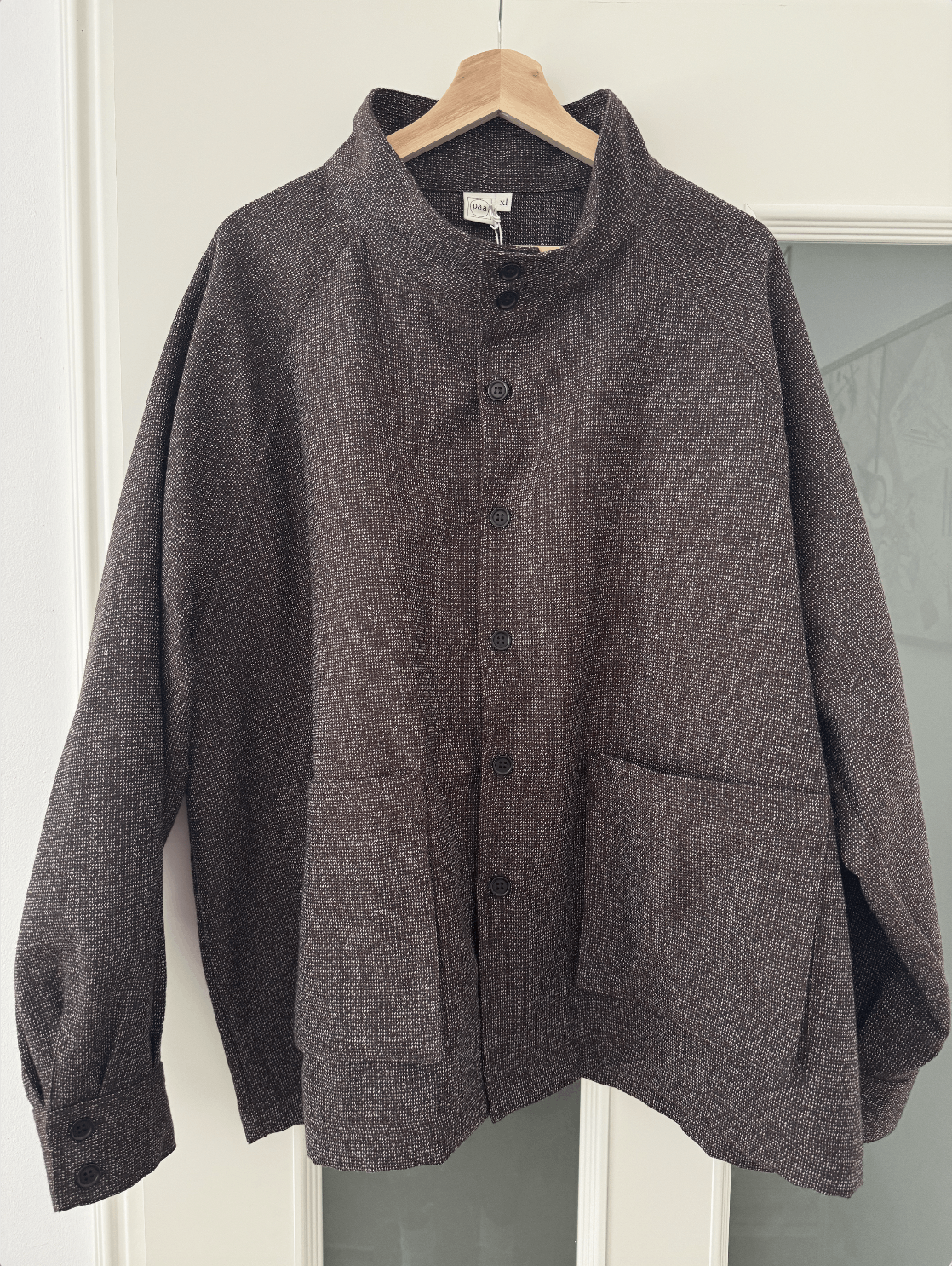 image of Paa Funnel Shirt Jacket in Brown, Men's (Size XL)