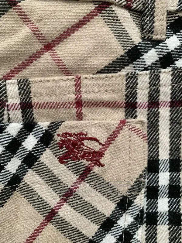 Burberry Burberry Khaki Cotton Check Skirt. Size 28" / US 6 / IT 42 - 7 Thumbnail