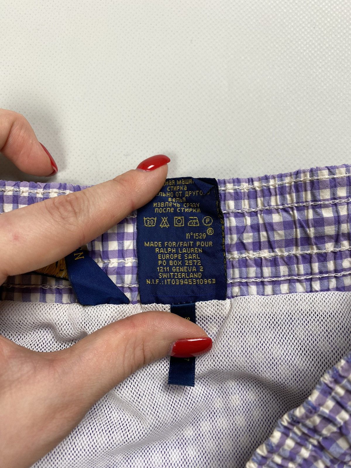 Polo Ralph Lauren Polo Ralph Lauren men’s checked swimming Surfing Shorts Size US 34 / EU 50 - 13 Thumbnail