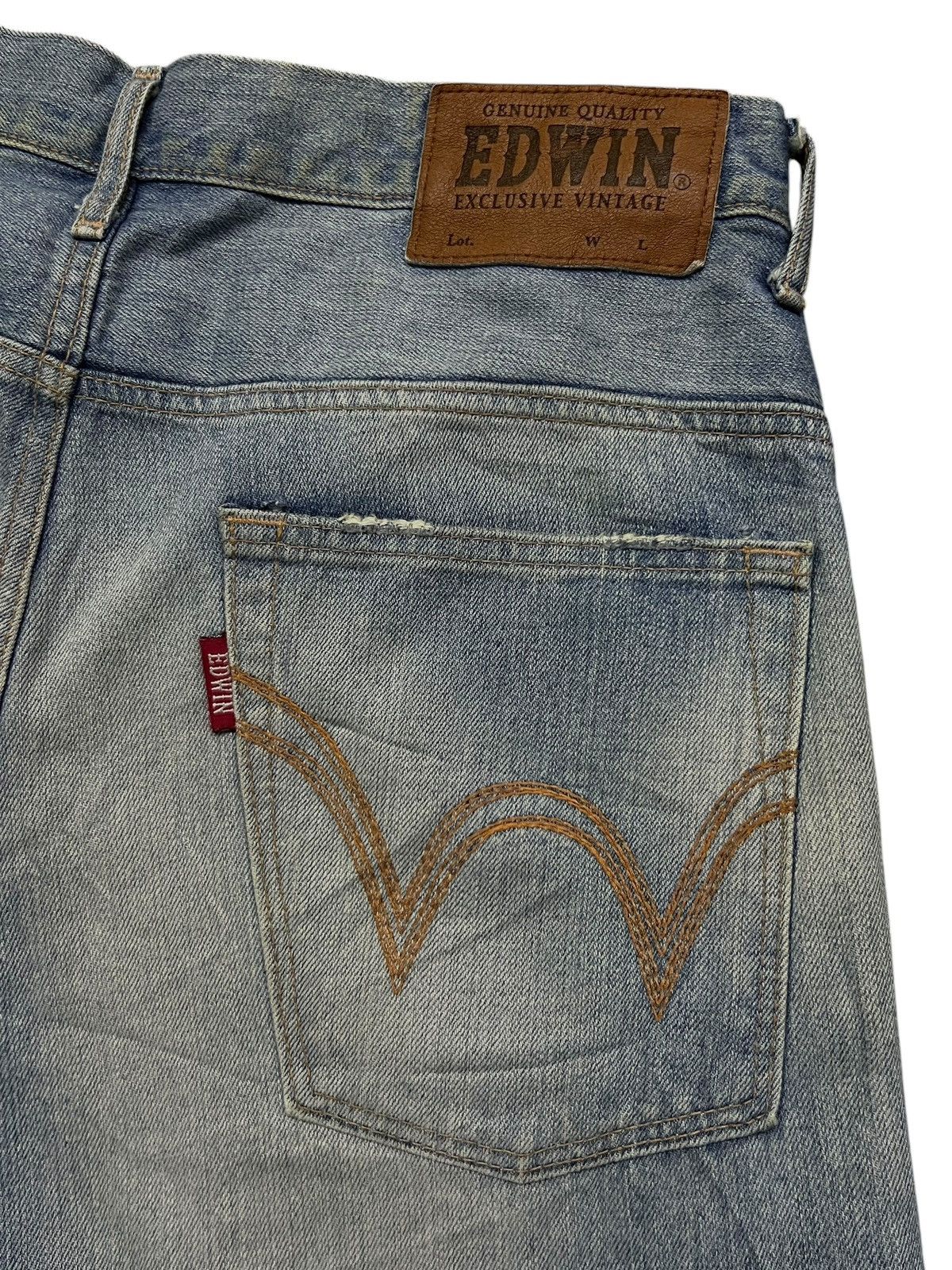 Edwin Vintage Edwin EX403 Japan - Faded Light Wash, Distressed Size US 37 - 7 Thumbnail