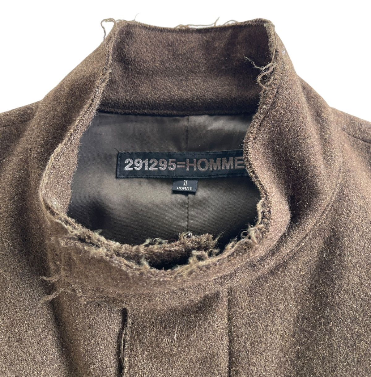 291295=Homme 291295 Homme Olive Green Cutoff Archive Coat Size US M / EU 48-50 / 2 - 10 Thumbnail