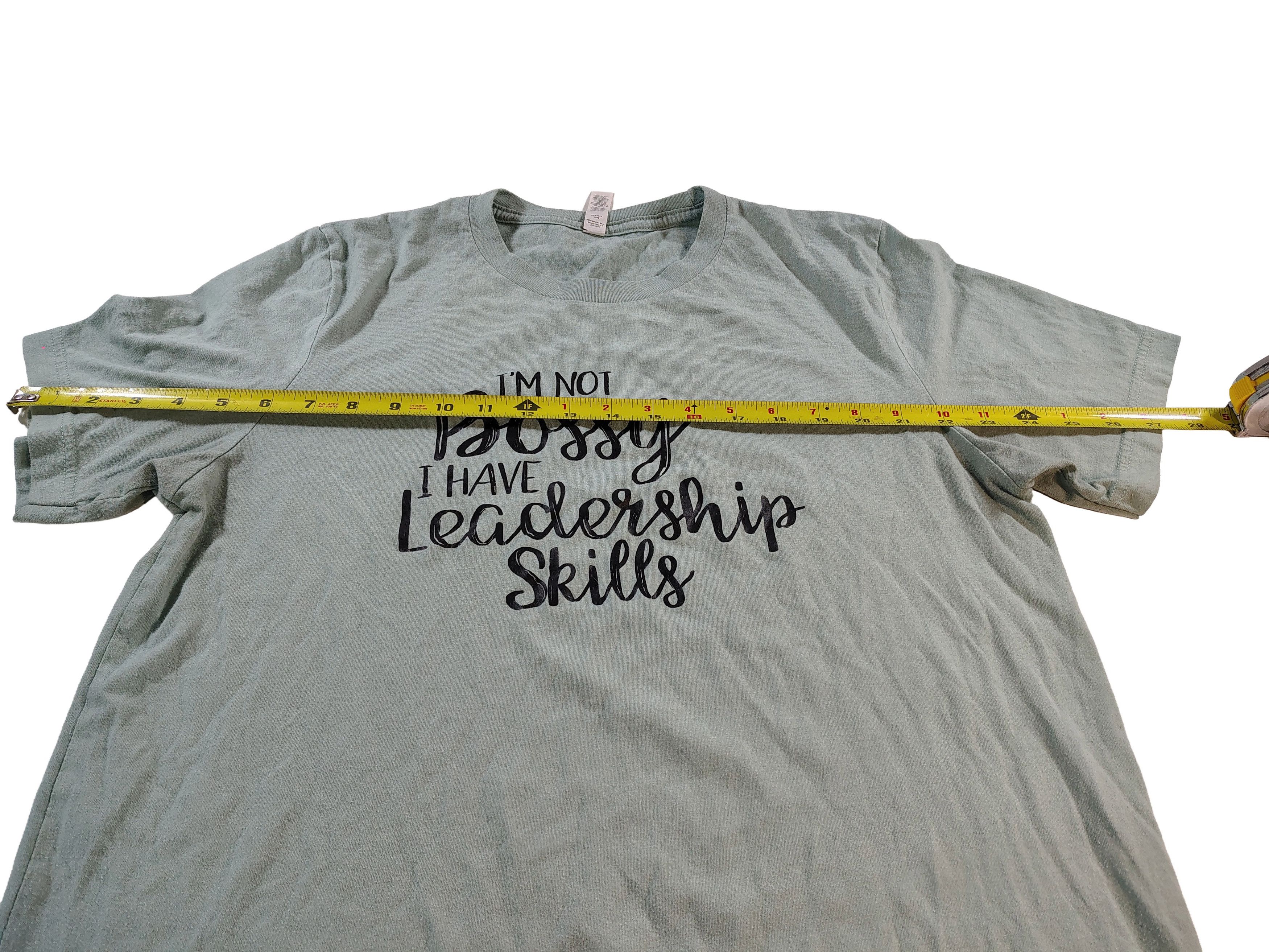 Other Women's "I'm Not Bossy I Have Leadership Skills" T-Shirt Size L / US 10 / IT 46 - 4 Thumbnail