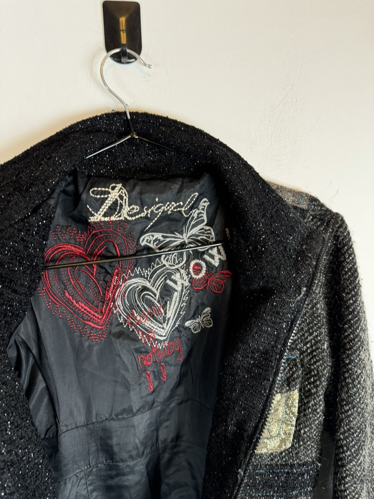 Desigual Woman’s Desigual Avant Garde Patchworck Style Coat Size XS / US 0-2 / IT 36-38 - 3 Thumbnail