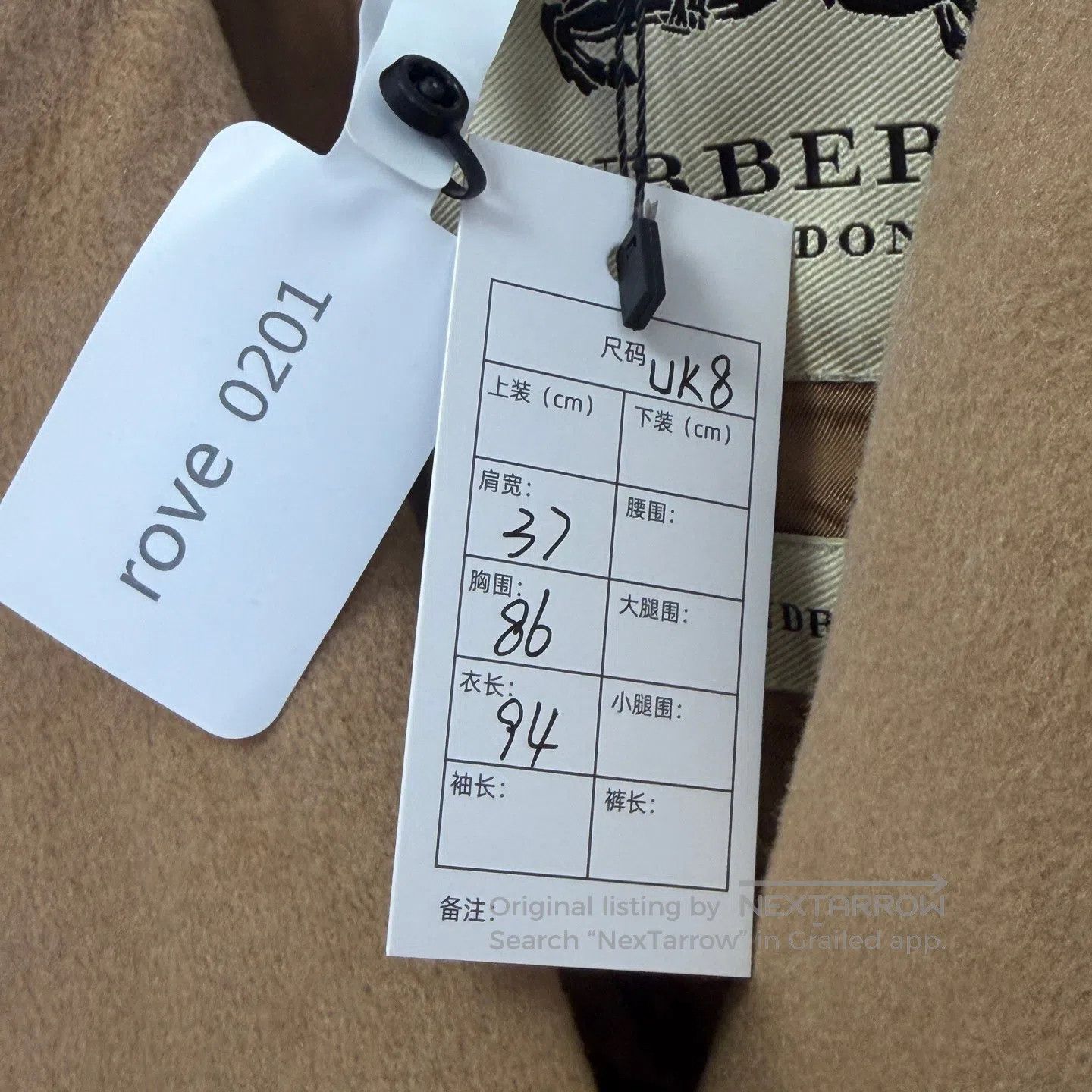 Burberry Burberry Cashmere Overcoat Jacket| Size XS / US 0-2 / IT 36-38 - 3 Thumbnail