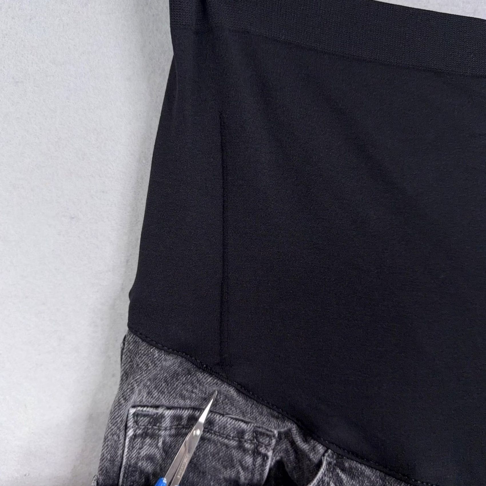 Old Navy Old Navy Jeans Maternity 16 Gray High Rise Wide Leg Charcoal Wash Denim Womens Size 38" / US 16 / IT 52 - 6 Thumbnail