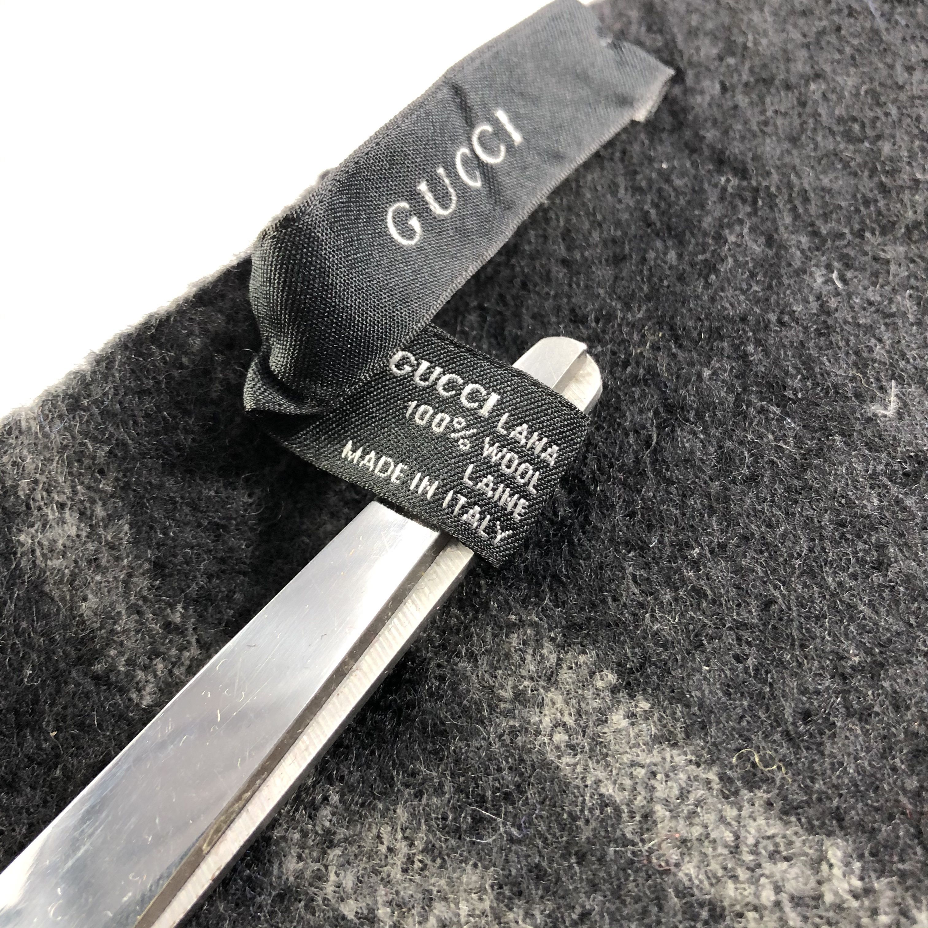 Gucci Gucci Wool Scarf Muffler Neck Wrap V2440 Size ONE SIZE - 8 Thumbnail