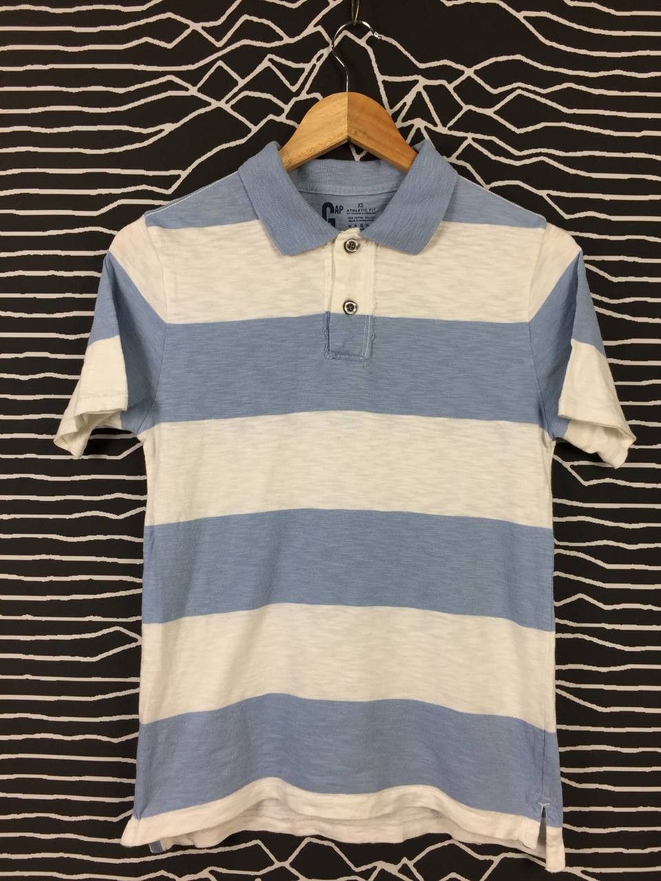 Gap GAP Athletic Fit Striped Polo Shirt Size XS Size US XS / EU 42 / 0 - 1 Thumbnail