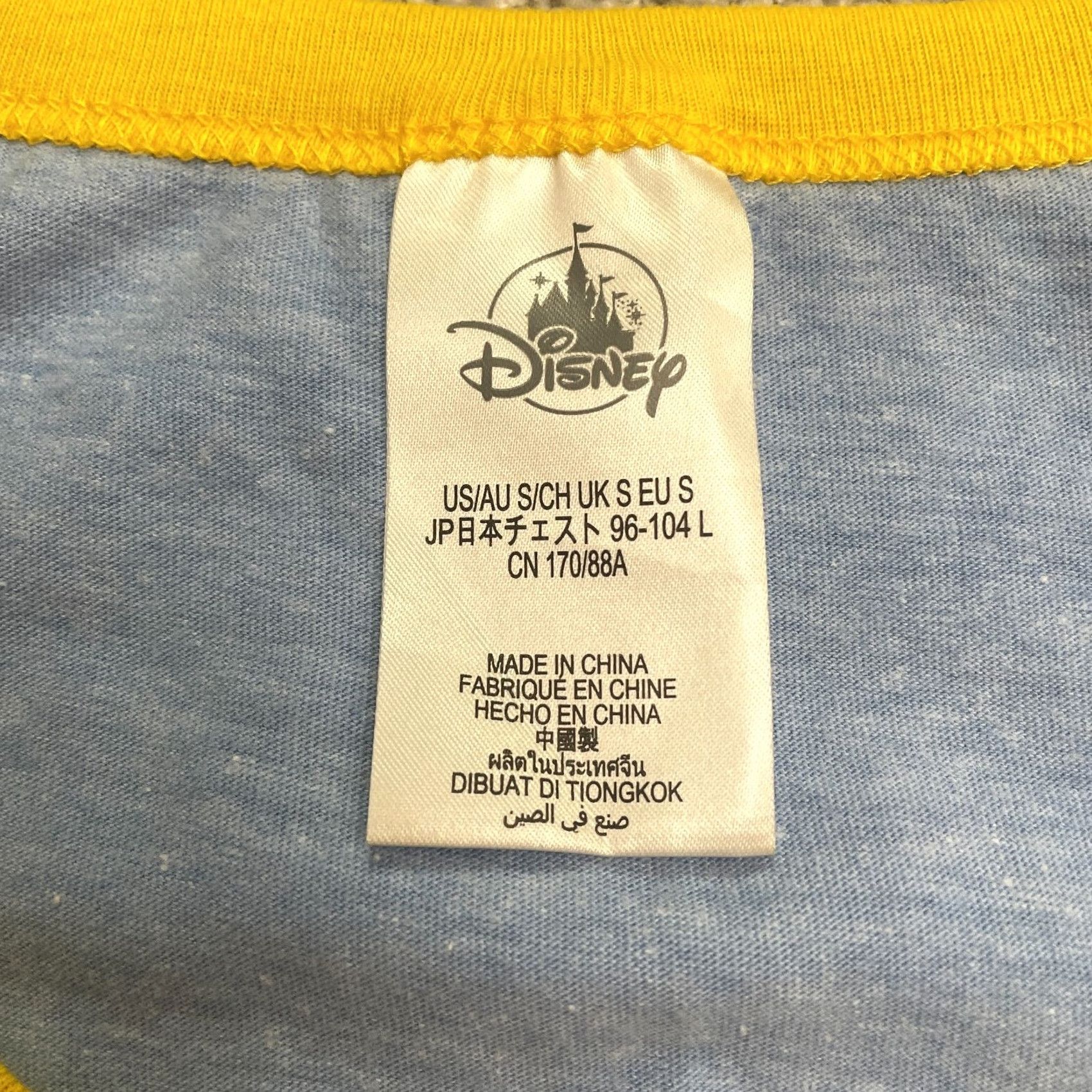 Disney Disney Mickey Mouse Tank Top Mens S Blue Sleeveless Graphic Shirt Size US S / EU 44-46 / 1 - 2 Thumbnail