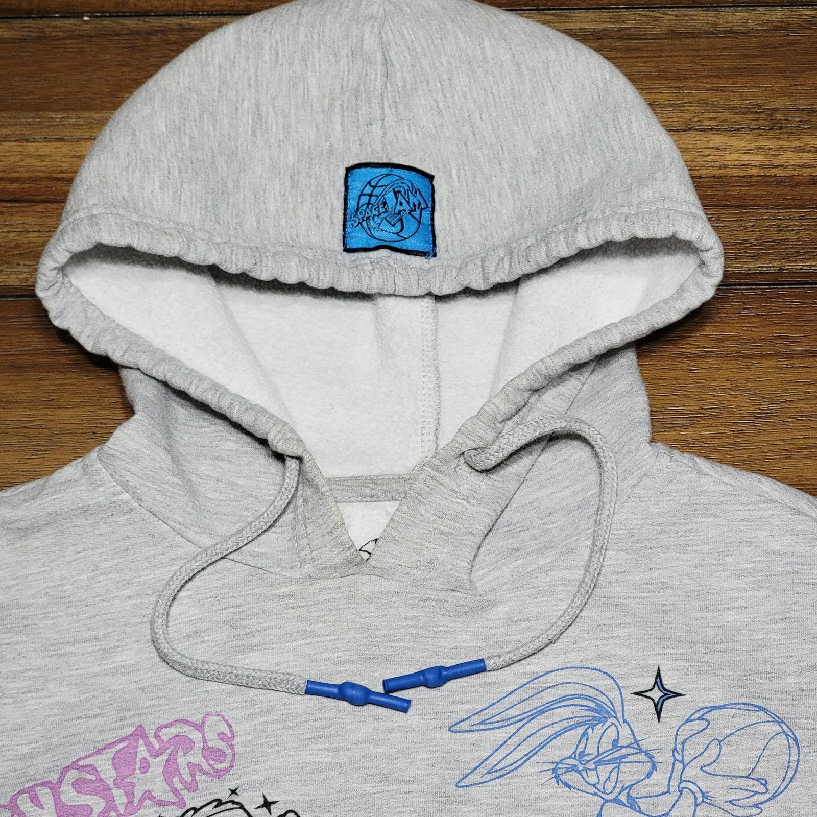 Other Space Jam LS Grey Unisex Hoodie Tune Squad Design - Size XS Size XS / US 0-2 / IT 36-38 - 2 Thumbnail