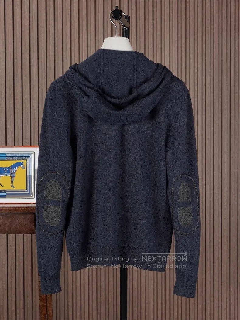 Hermes Hermes Men's Hooded Cashmere Coat Size US L / EU 52-54 / 3 - 2 Thumbnail