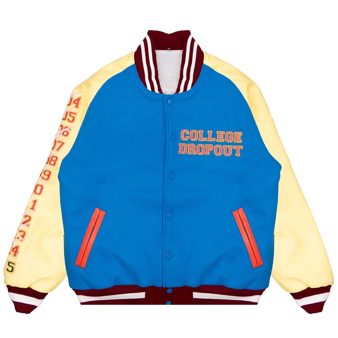 Homme + Femme La Homme Femme Varsity Jacket XL Blue Yellow Streetwear NWT Size US XL / EU 56 / 4 - 5 Thumbnail