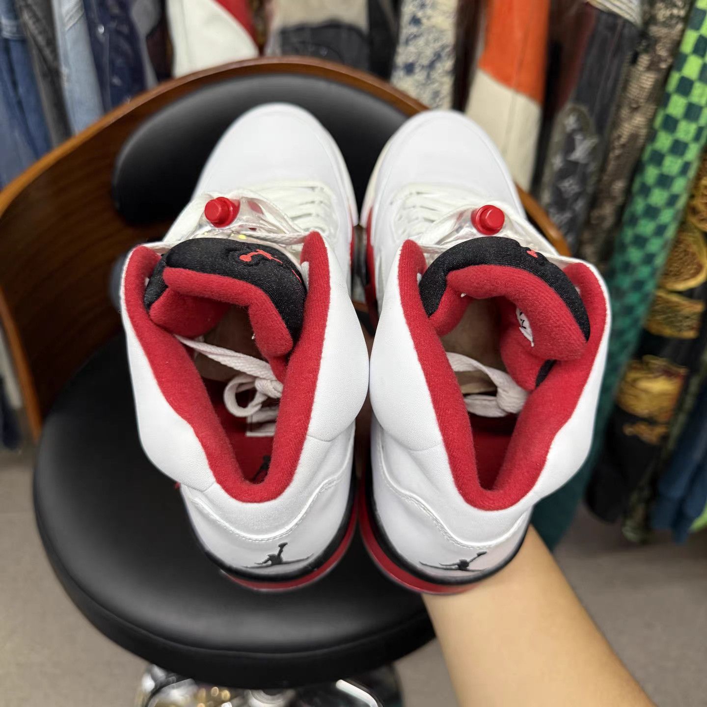 Jordan Brand Air Jordan 5 "Fire Red" K15 Size US 8 / EU 41 - 8 Thumbnail