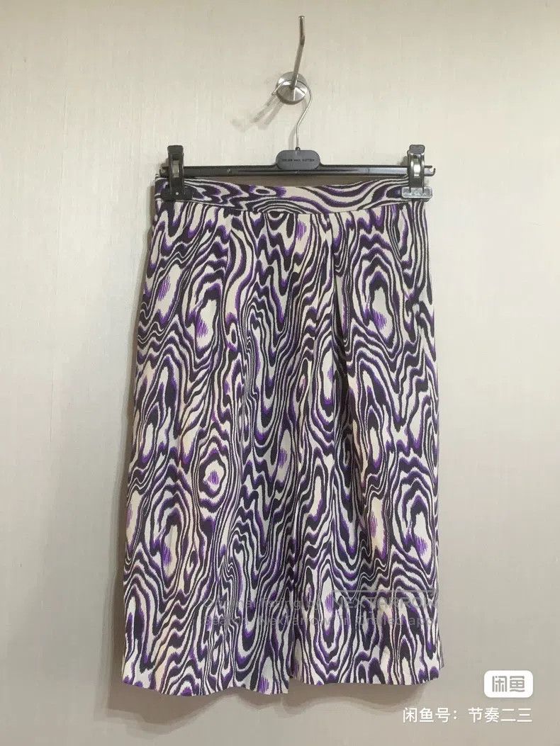 Dries Van Noten Dries Van Noten Runway-Exclusive Printed Midi Skirt Size 33" - 1 Thumbnail