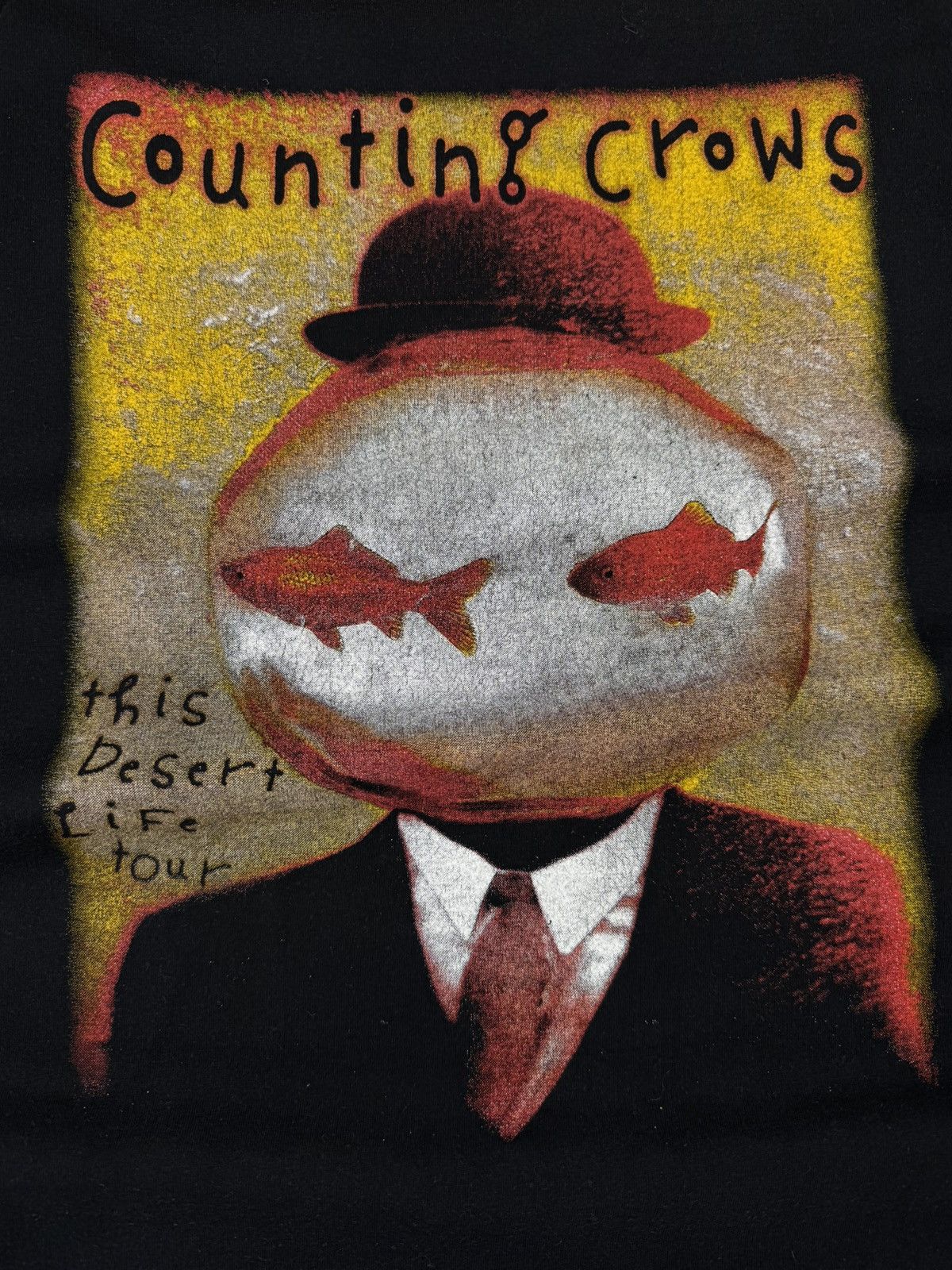 Band Tees × Vintage Vintage 90s Counting Crows this desert life tour graphic tee Size US XL / EU 56 / 4 - 7 Thumbnail
