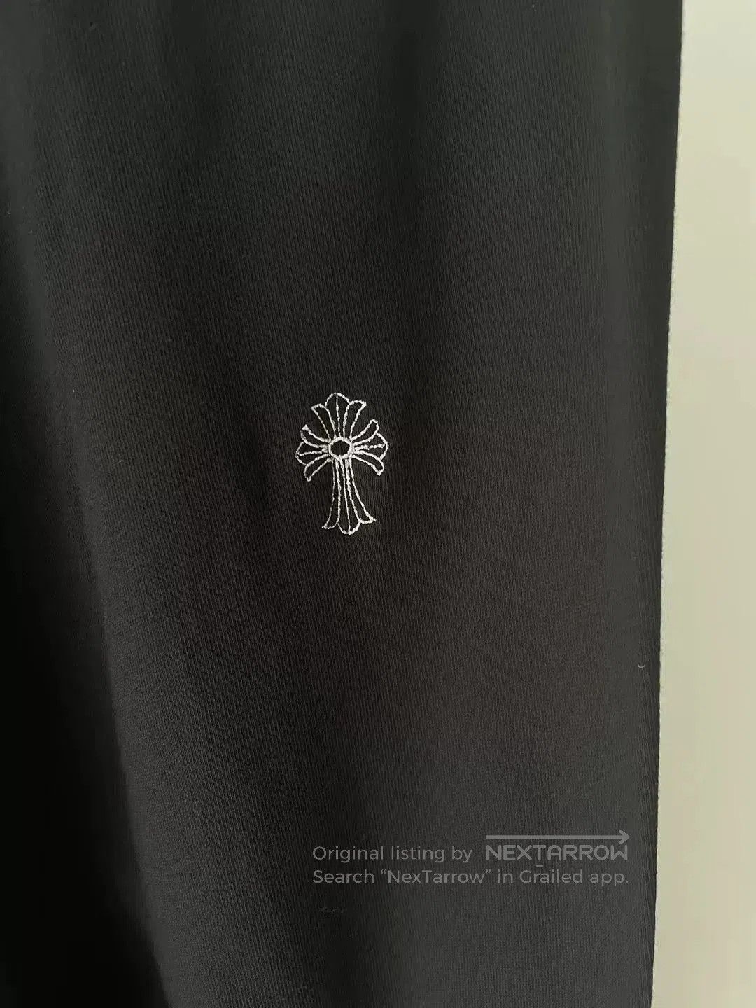 Chrome Hearts Chrome Hearts Black Embroidered Cross Sweatpants. Size US 26 / EU 42 - 4 Thumbnail