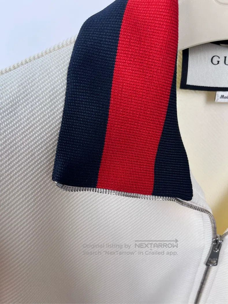 Gucci Gucci White striped lapel jacket Size S / US 4 / IT 40 - 3 Thumbnail