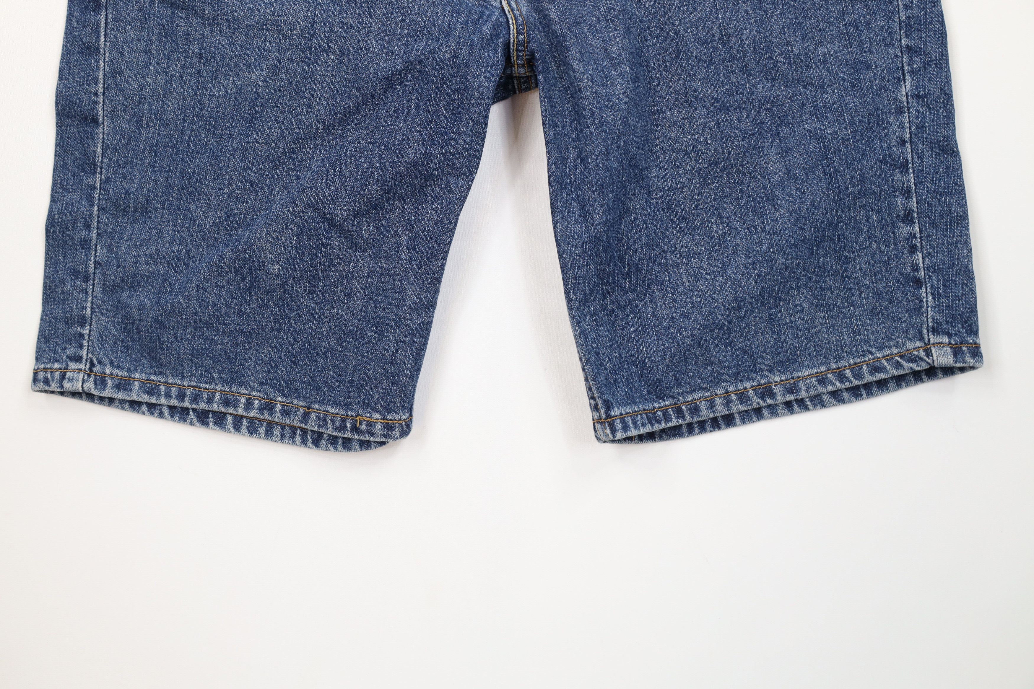 Levi's Vintage Y2K Levis 505 Fit Denim Jean Shorts Jorts Blue Size US 36 / EU 52 - 4 Thumbnail