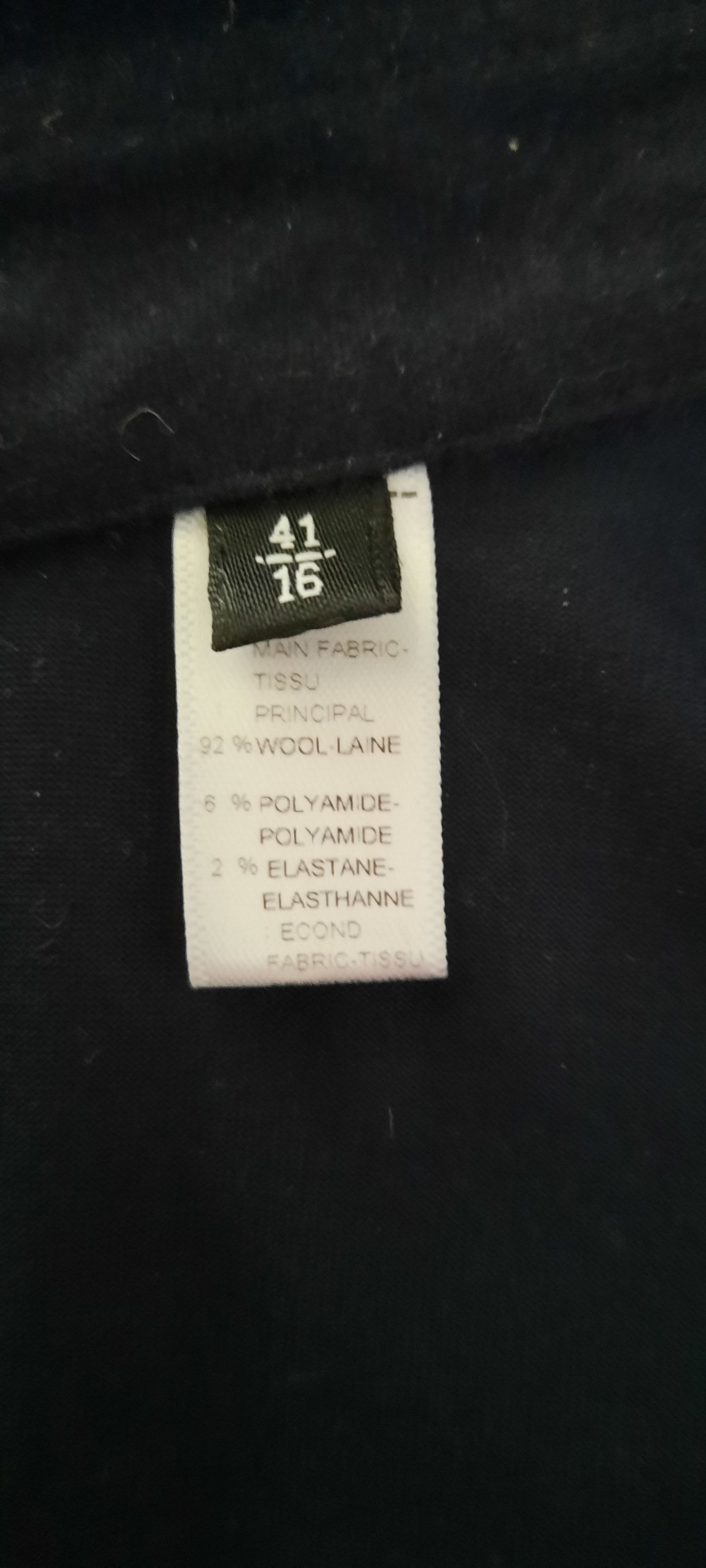 Emporio Armani EMPORIO ARMANI Men's Shirt Jacket Dark Blue Size 41(16) Size US L / EU 52-54 / 3 - 8 Thumbnail