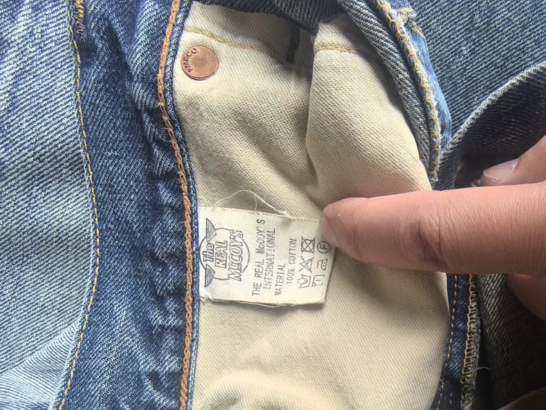 The Real McCoy's The REAL McCOY'S 001XX WASHED Heavy Wash Slim Fit Jeans Size US 32 / EU 48 - 4 Thumbnail