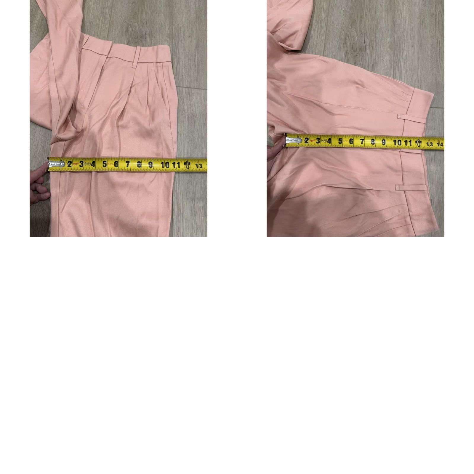 Reiss Reiss Pants Pink Crop Tapered Pleated Size 2US Womens Size 26" / US 2 / IT 38 - 10 Thumbnail