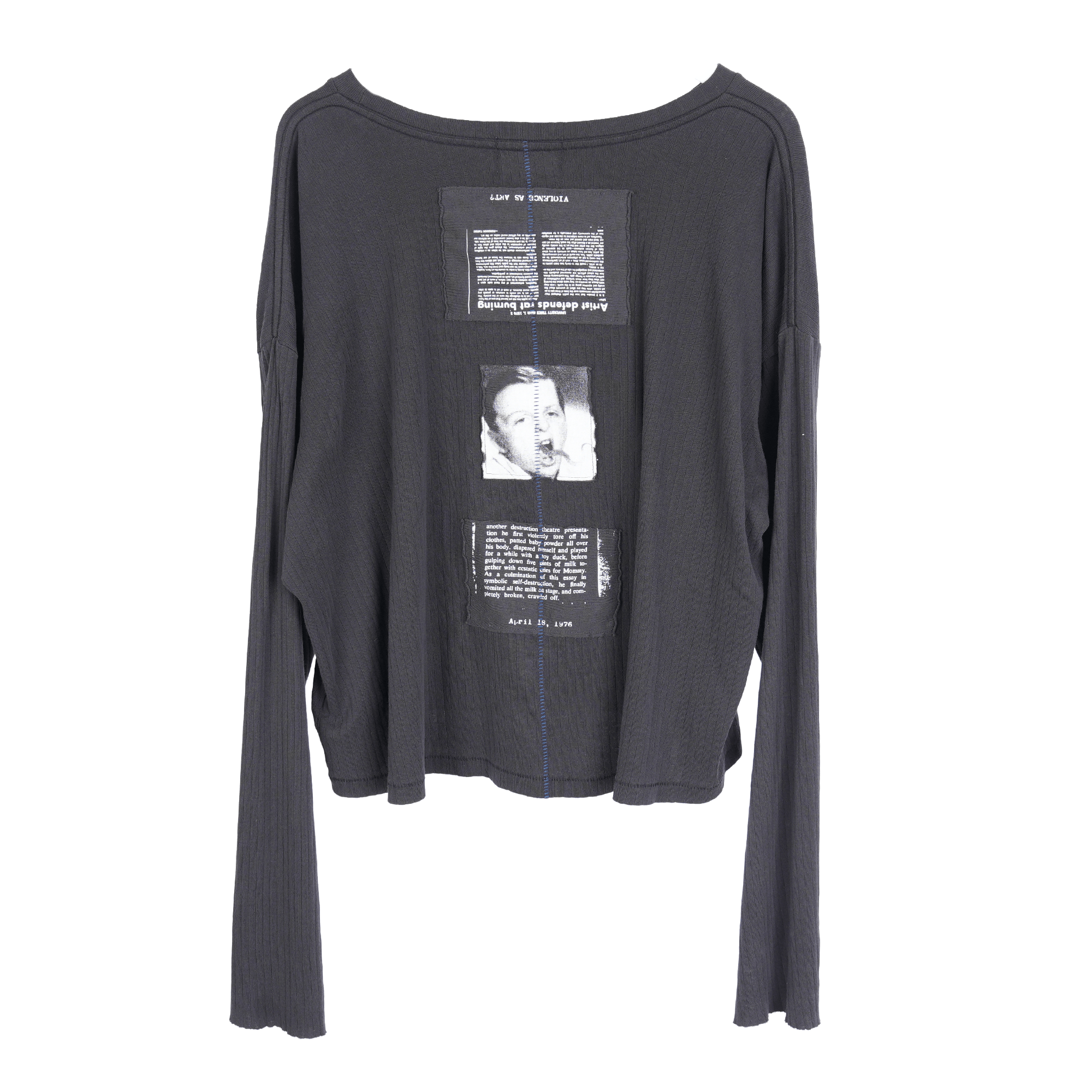 Enfants Riches Deprimes ERD DEMON RIBBED ASSEMBLAGE LONG SLEEVE Size US M / EU 48-50 / 2 - 2 Thumbnail