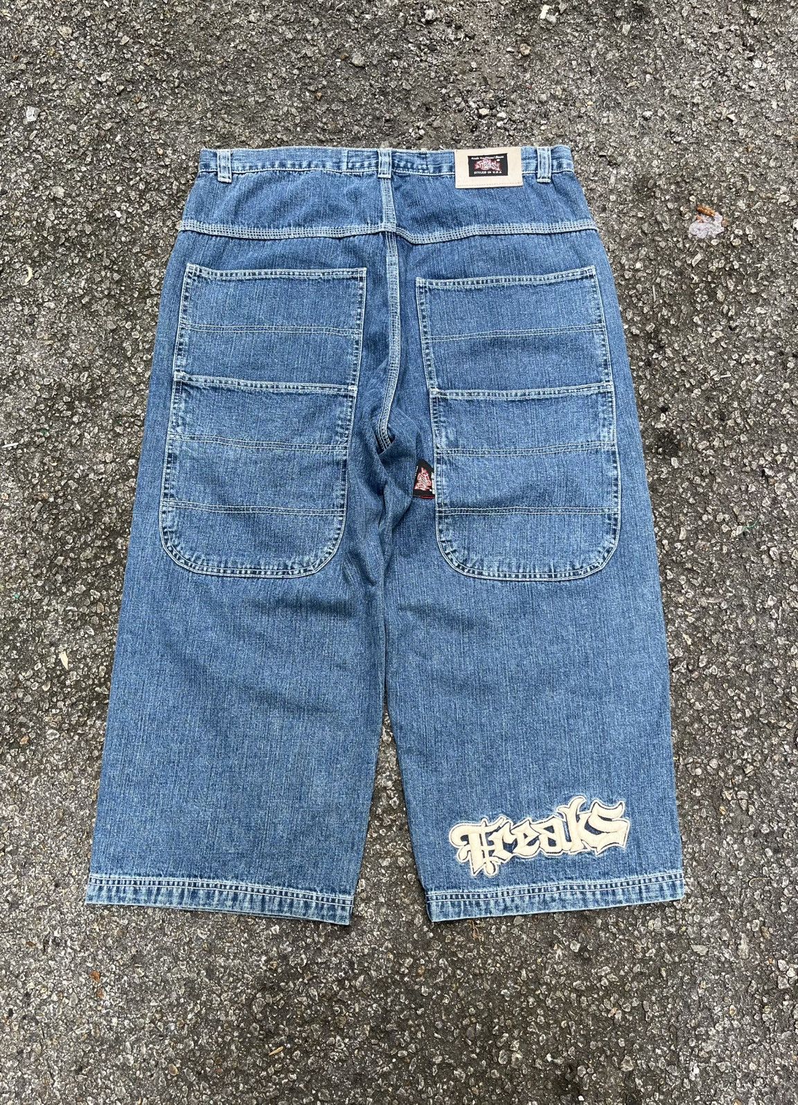 JNCO Y2K Freaks Jorts Baggy Jeans Big Pocket Skater Styled Shorts Size US 34 / EU 50 - 1 Thumbnail