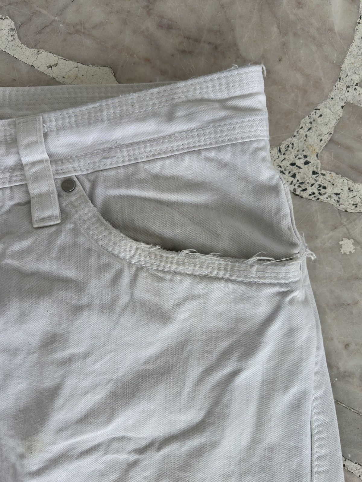 Dsquared2 Motherfucker Denim Dsquared Italy White Vintage Size US 33 - 7 Thumbnail