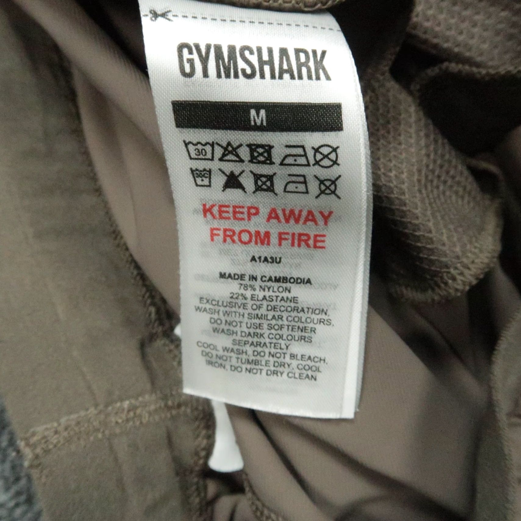 Gymshark Gymshark Pants Men Medium Brown Stuido Joggers Track Stretch Tapered Fitness Gym Size US 31 - 5 Thumbnail