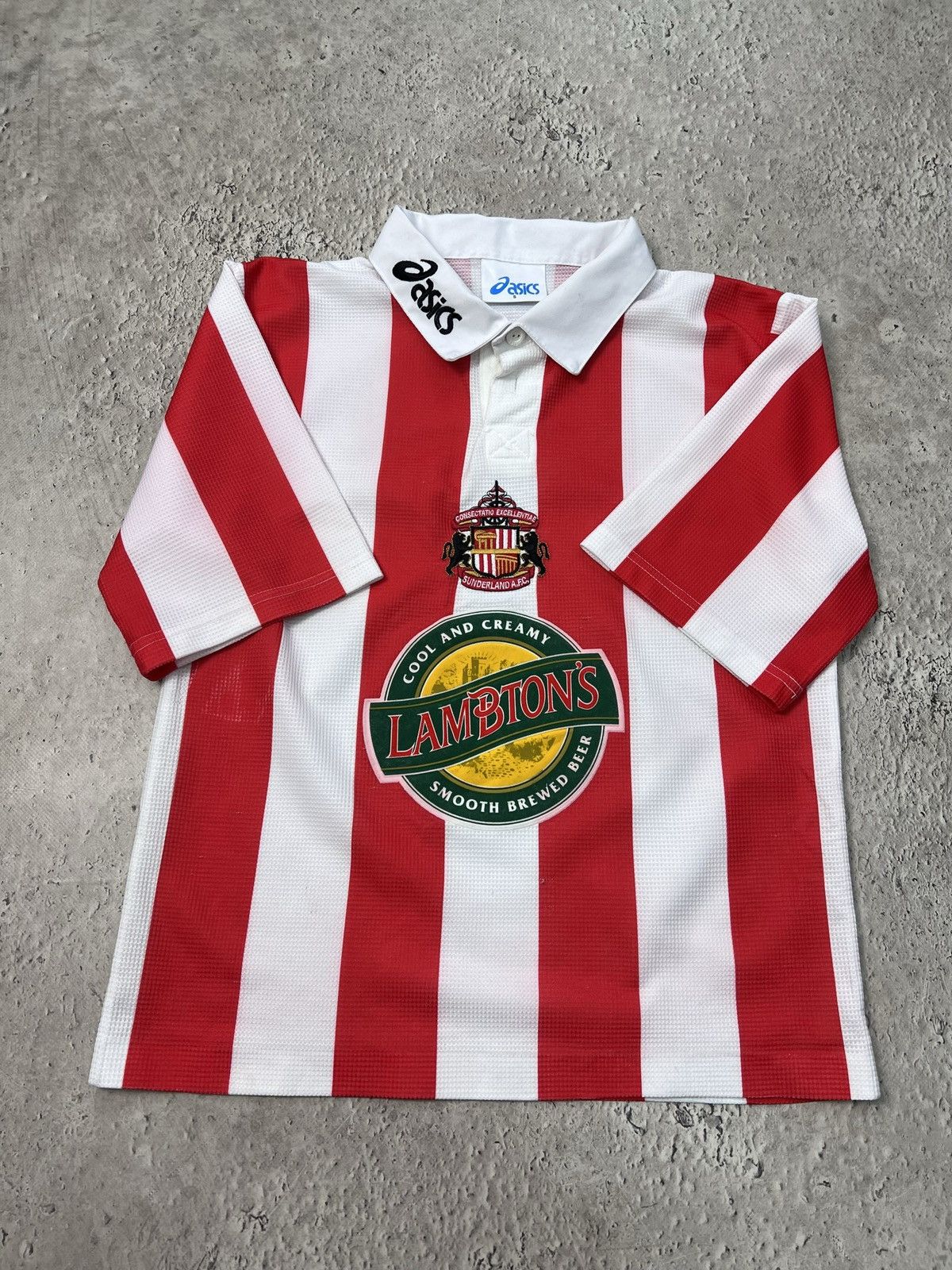 Asics BLOCKCORE ACISC OFFICIAL SUNDERLAND HOME JERSEY 1997/99 Size US S / EU 44-46 / 1 - 7 Thumbnail