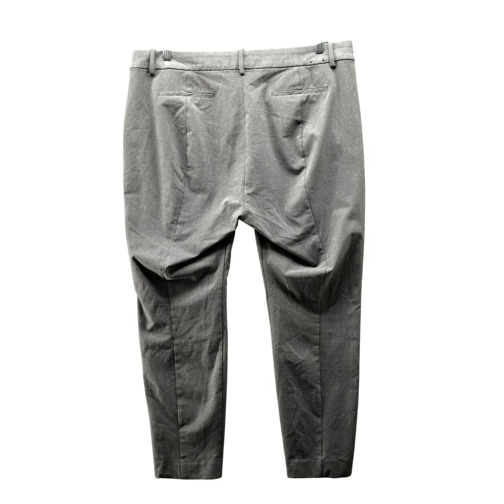 J.Crew J. Crew Ruby Dress Pants Womens 18 Gray High Rise Slim Stretch Tapered Front Pockets Dress Pants Womens 18 Gray High Rise Slim Stretch Size 40" / US 18 - 2 Thumbnail