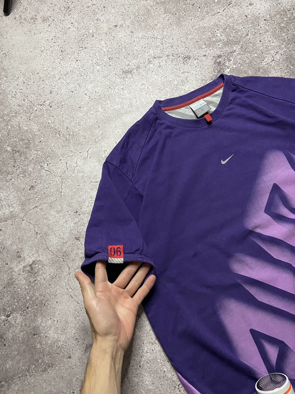 Nike × Vintage Vintage Nike Air 3D Center Swoosh Tee Size US XL / EU 56 / 4 - 2 Thumbnail