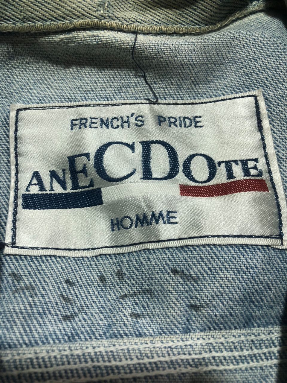 Japanese Brand Vintage Anecdote Homme Boxy Denim Jeans Distressed Style Size US L / EU 52-54 / 3 - 3 Thumbnail
