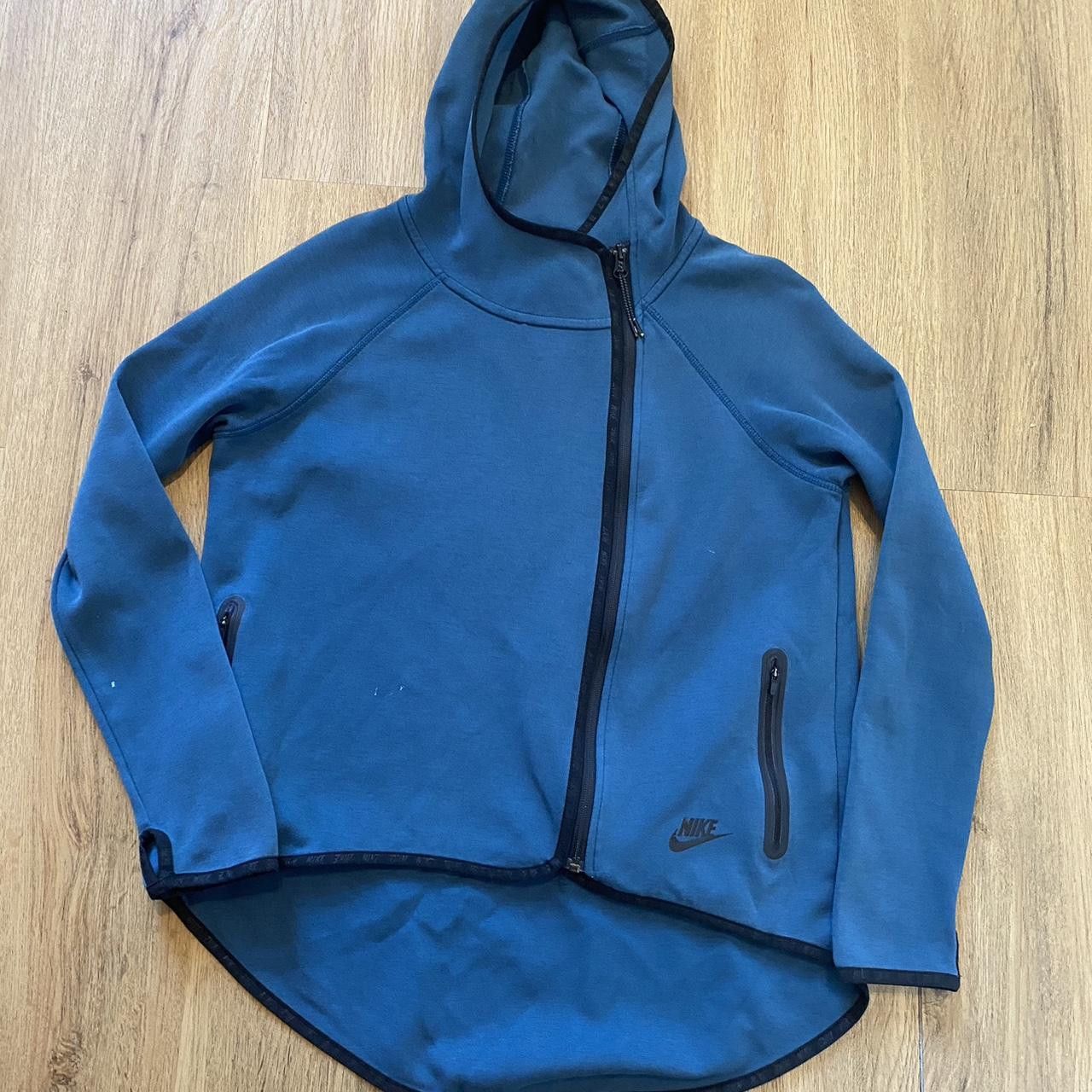 Nike Nike blue and black tech fleece hoodie Size US S / EU 44-46 / 1 - 1 Thumbnail