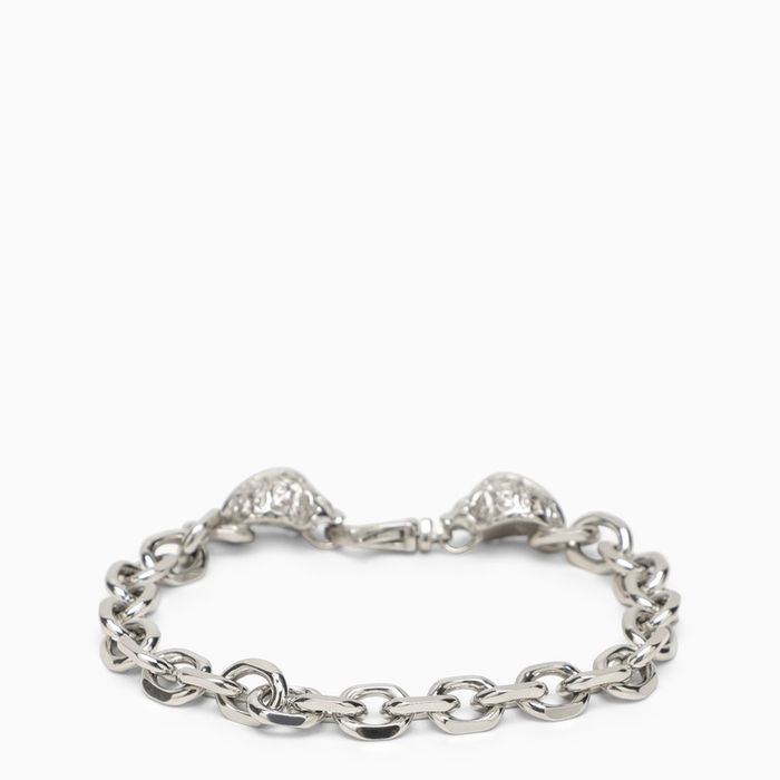 Emanuele Bicocchi Emanuele Bicocchi Silver 925 Skull Chain Bracelet ...