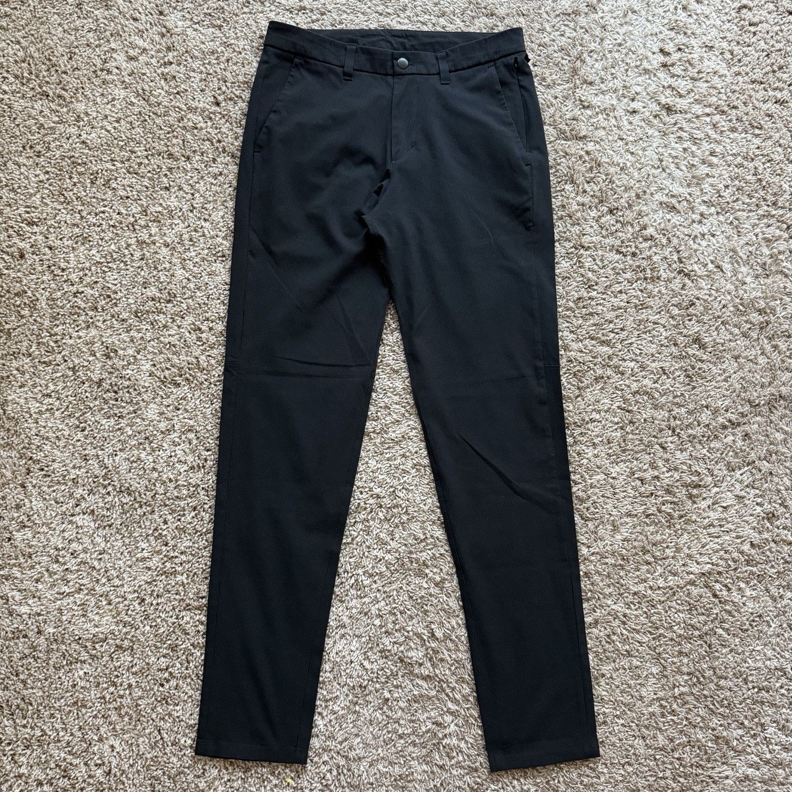 Lululemon LuluLemon Slim Fit ABC Pants Black Athletic Men’s Size 31 Size US 31 - 1 Thumbnail