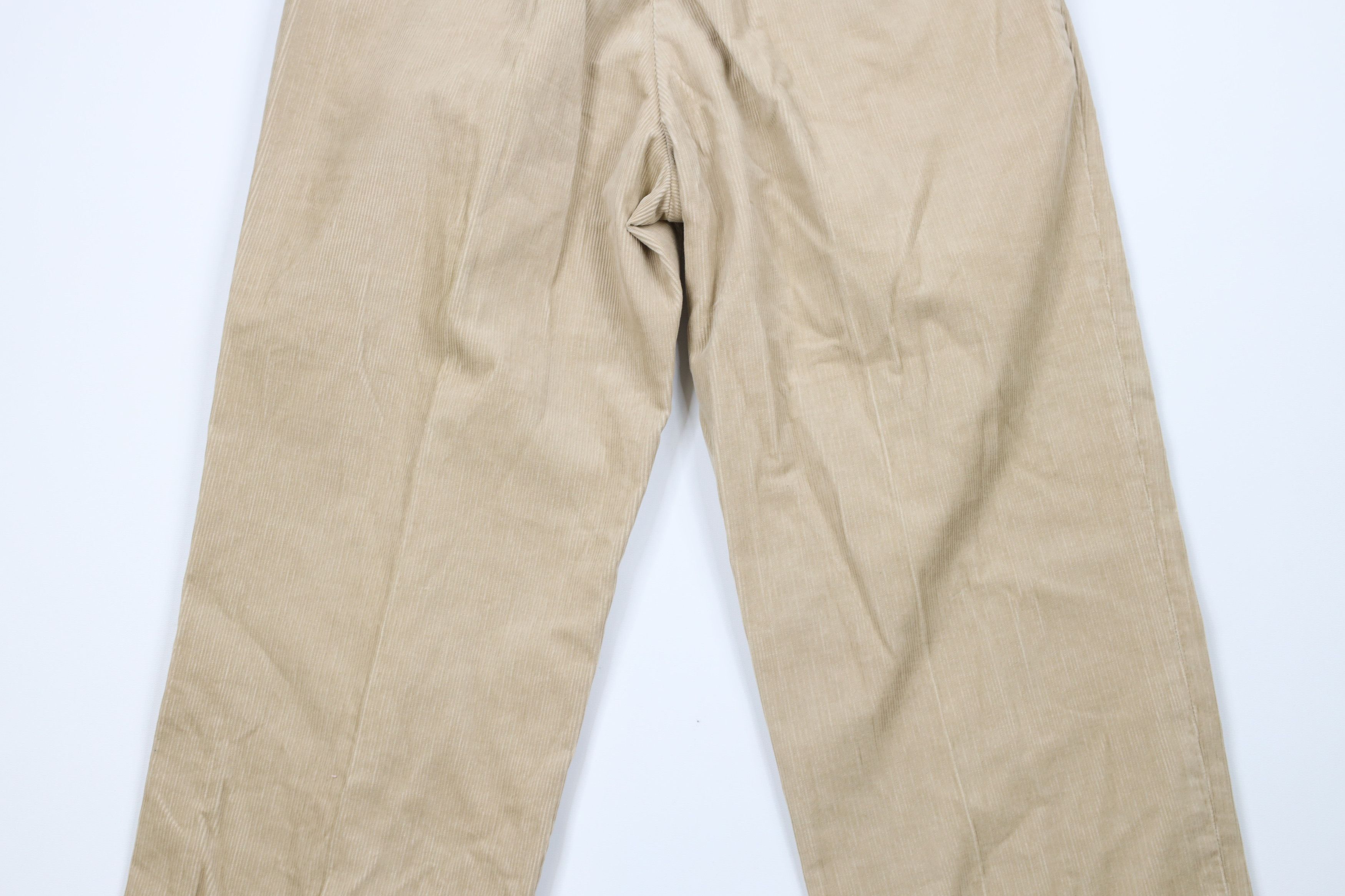 Ralph Lauren × Vintage Vintage 90s Ralph Lauren Cuffed Pleated Corduroy Pants Size US 31 - 13 Thumbnail