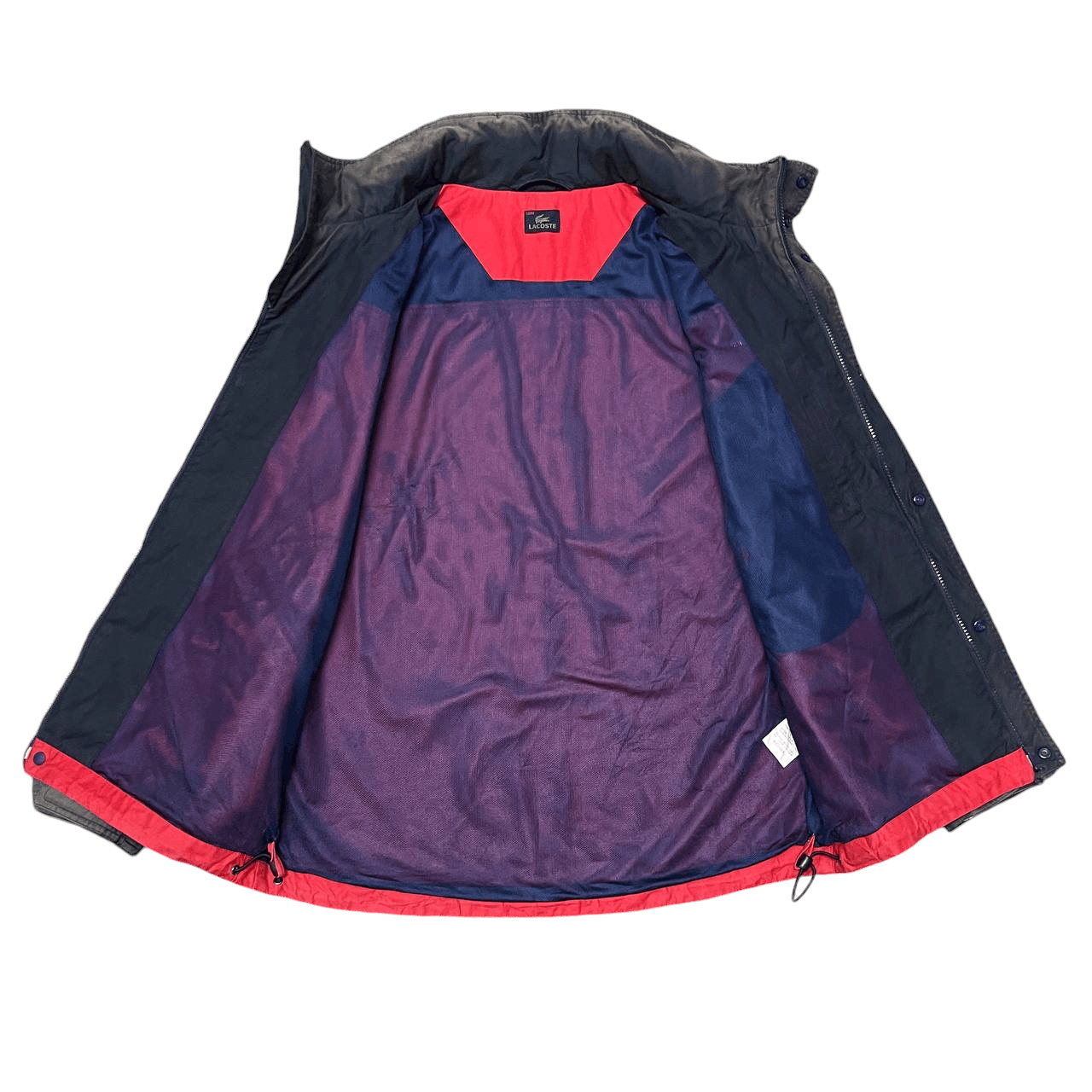 Lacoste Vintage Lacoste Zipper Jacket Hidden Hood Size US M / EU 48-50 / 2 - 9 Thumbnail