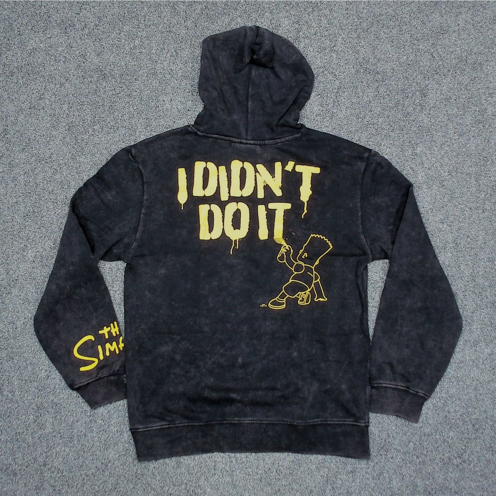 The Simpsons The Simpsons Y2K Bart "I Didn't Do It" Acid Wash Boxy Hoodie Size US S / EU 44-46 / 1 - 4 Thumbnail