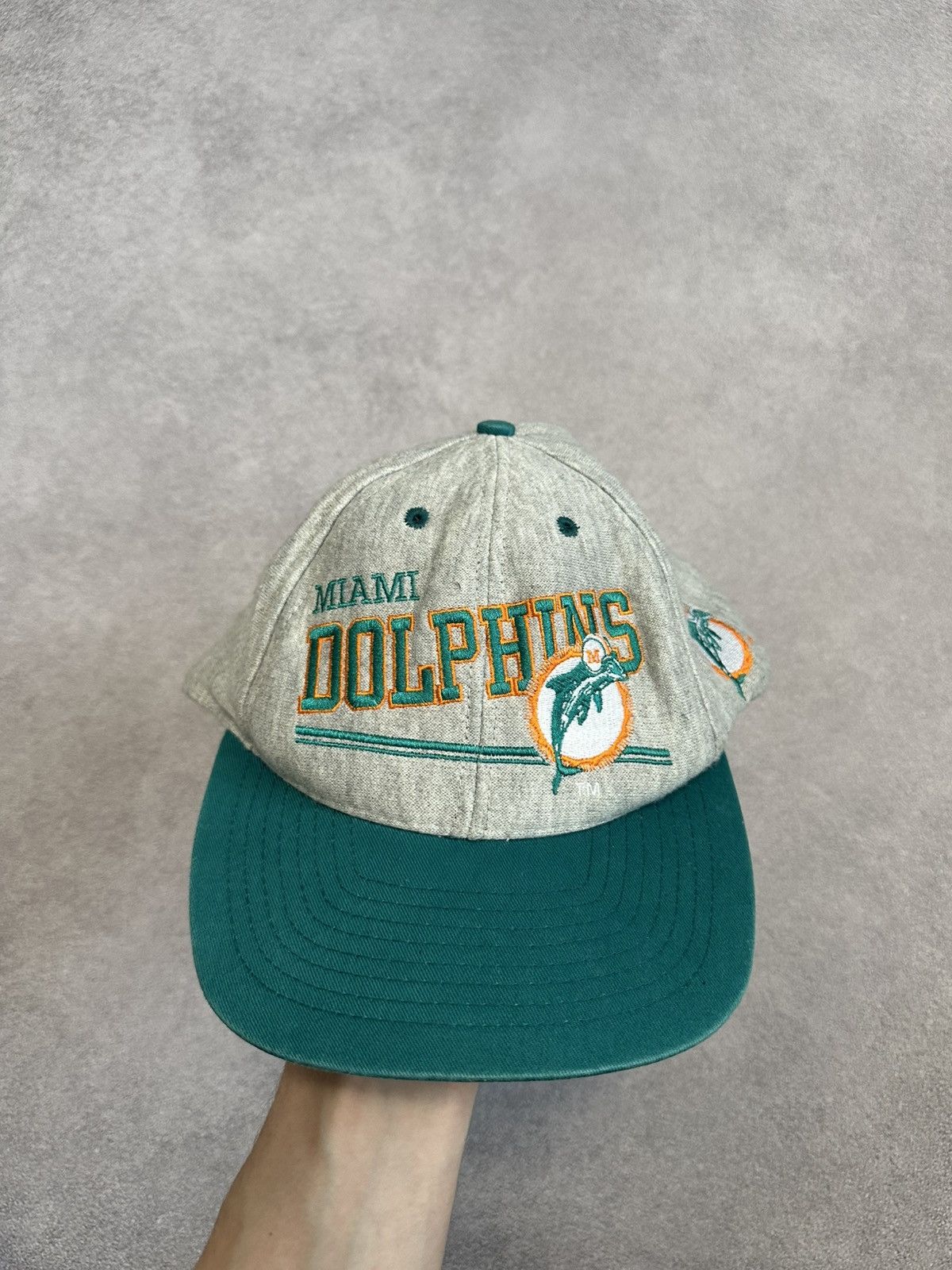 NFL Vintage Miami Dolphins 90s Retro Cap NFL Football Hat Y2K Size ONE SIZE - 1 Thumbnail
