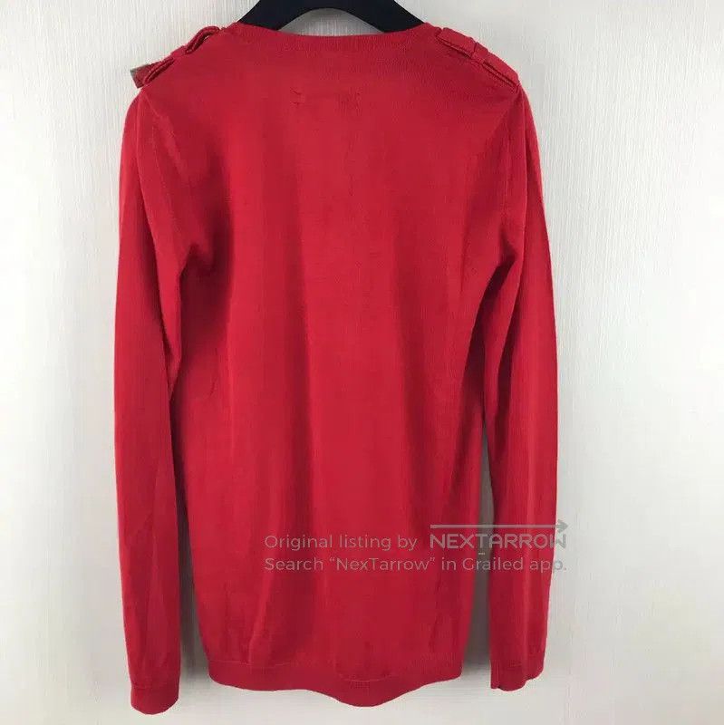 Burberry Burberry Red Wool Women’s Knitted Sweater. Size S / US 4 / IT 40 - 2 Thumbnail