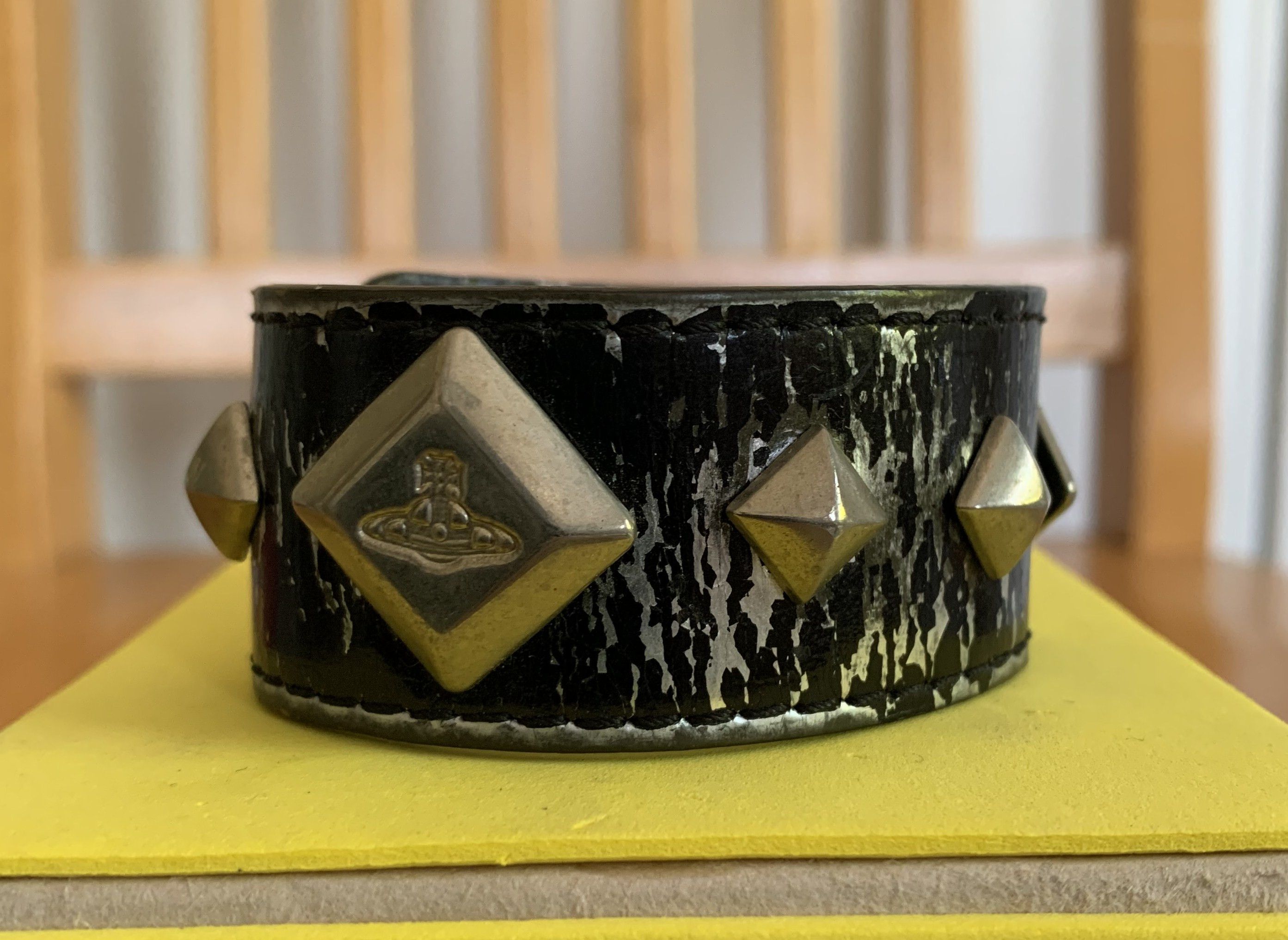 Vivienne Westwood Vivenne Westwood Studded Leather Orb Bracelet Size ONE SIZE - 2 Thumbnail
