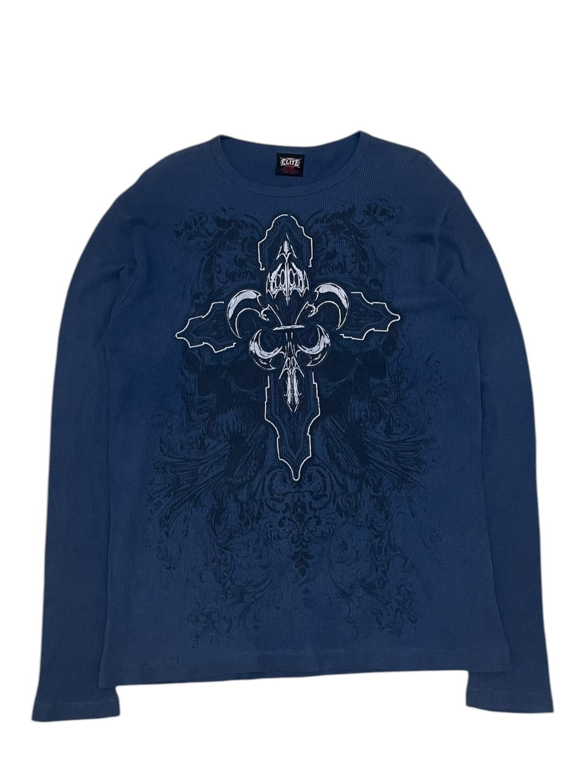 Affliction × Vintage Crazy vintage y2k MMA Elite skull long sleeve