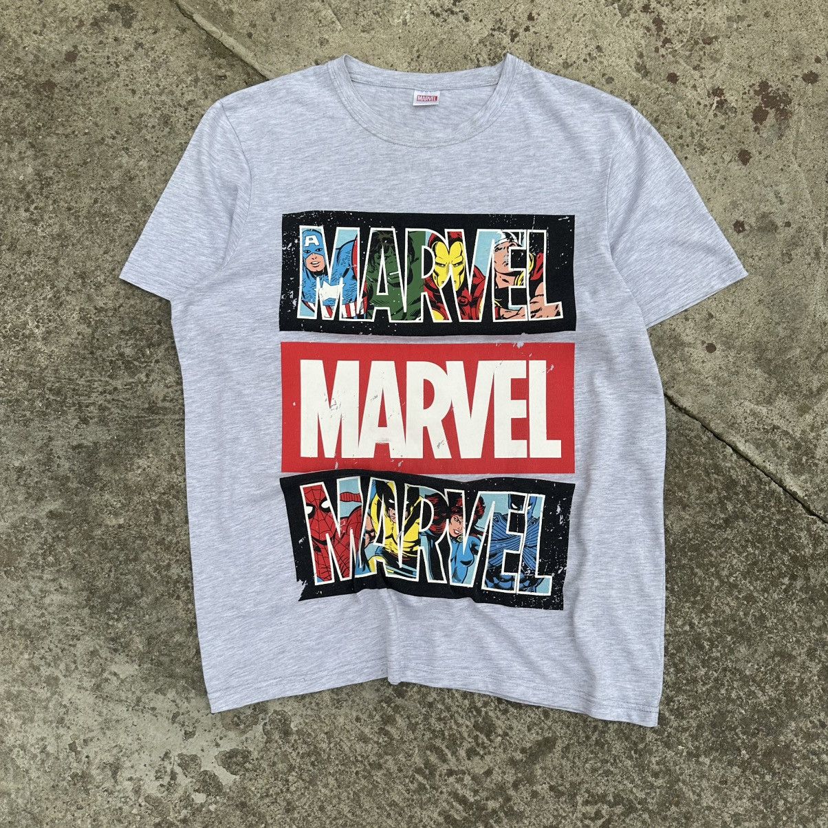 Designer × Marvel Comics Vintage Marvel Comics T-shirts Big Logo Y2K 00s USA DC Size US L / EU 52-54 / 3 - 1 Thumbnail