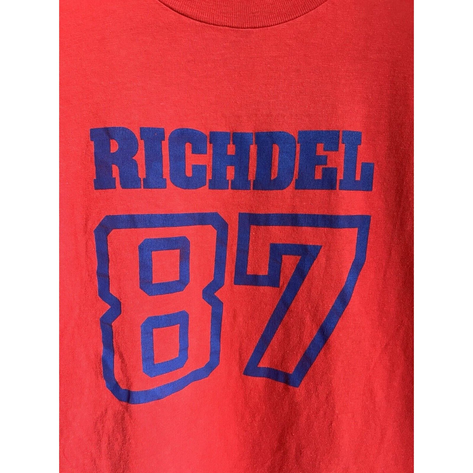 Vintage VINTAGE RICHDEL HS COLLEGE FOOTBALL SINGLE STITCH SHIRT 90S Size US L / EU 52-54 / 3 - 3 Thumbnail