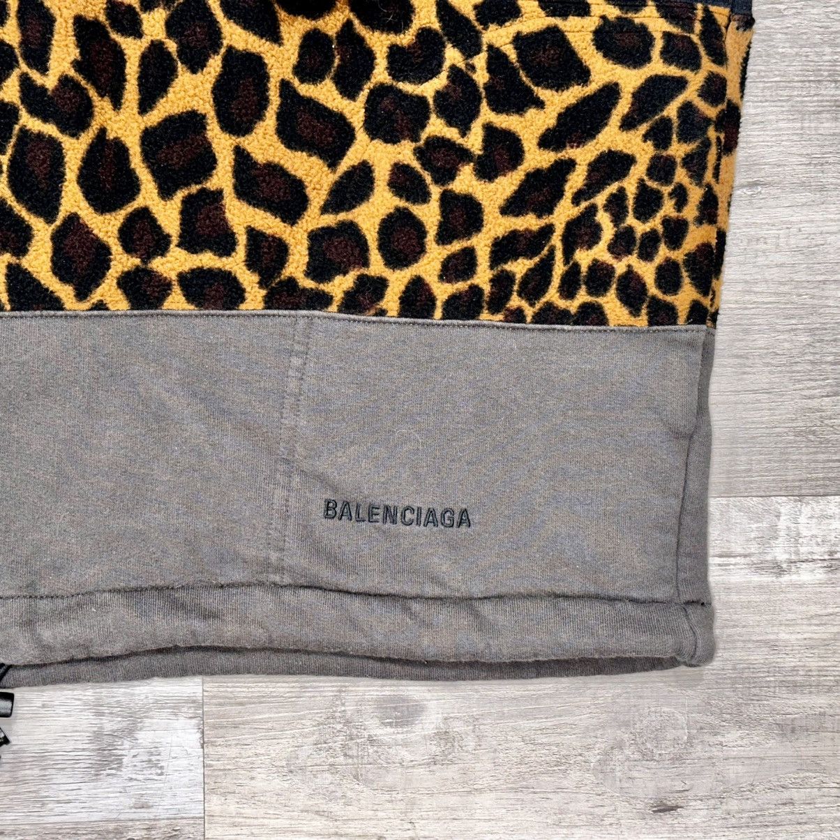 Balenciaga BALENCIAGA PATCHWORK FLEECE HALF ZIP SWEATSHIRT SIZE M Size US M / EU 48-50 / 2 - 4 Thumbnail