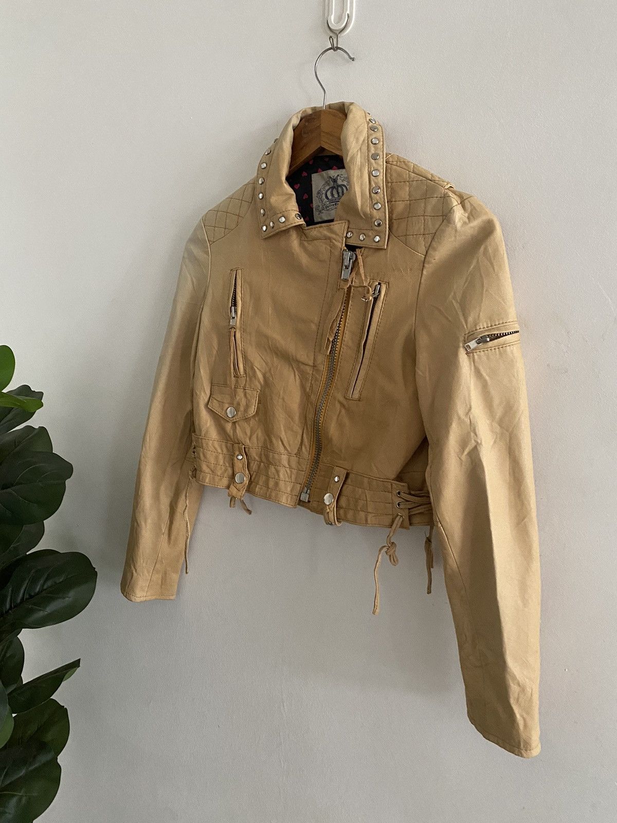 If Six Was Nine ☠️ValenTina Biker punk women jacket zipper nice designe Size US S / EU 44-46 / 1 - 14 Thumbnail