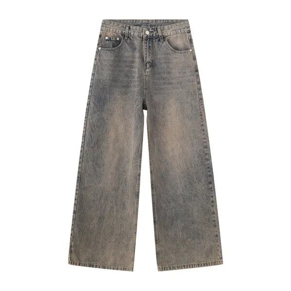 Japanese Brand VIBE Distressed vintage loose wide-leg denim trousers Size US 32 / EU 48 - 6 Thumbnail