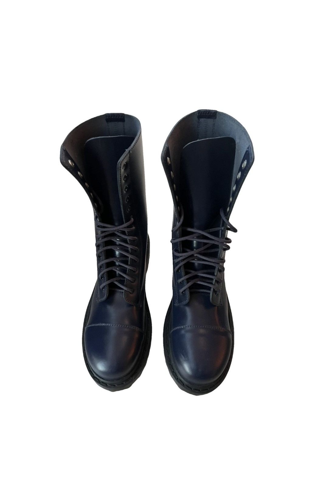 Balenciaga Balenciaga amphibia leather lace up combat boots Size US 10 / EU 43 - 12 Thumbnail